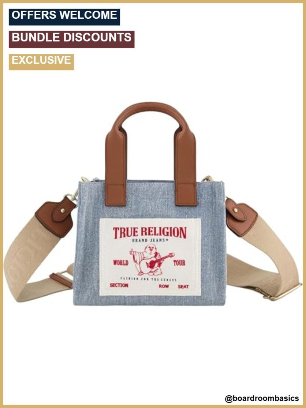 Mini Travel Shoulder Bag with Adjustable Strap